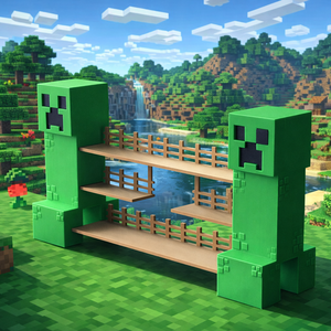 Minecraft Kinder Joy figura tartó - Meska.hu