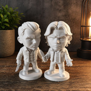 Odaát - Sam és Dean figura - Meska.hu