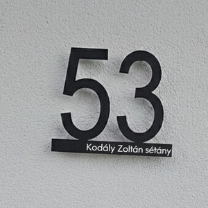 Modern és Elegáns Egyedi Házszámtábla, Otthon & Életmód, Ház & Kert, Házszám, , MESKA