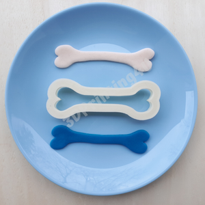 Kutyacsont sütikiszúró süteménykiszúró keksz mézeskalács linzer süteményszaggató 3D nyomtatás kutya csont kiszúró forma - Meska.hu