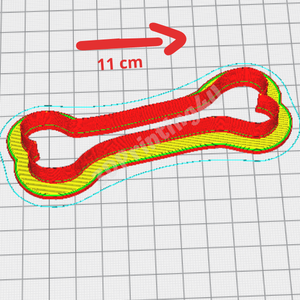 Kutya sütikiszúró szett 2d kutyacsont és kutyaház süteményszaggató forma keksz mézeskalács 3D nyomtatás eb kiszúró forma -  - Meska.hu