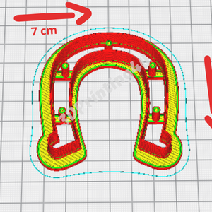 Szerencsehozó patkó süteménykiszúró sütikiszúró linzer mézeskalács szerencse ló lópatkó kiszúró forma 3D nyomtatás újév - otthon & életmód - konyhafelszerelés, tálalás - sütés, főzés - sütikiszúró - Meska.hu