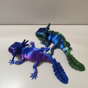 3D Mini axolotl - játék & sport - plüssállat & játékfigura - más figura - Meska.hu