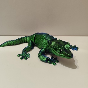3D Tarajos gekkó - otthon & életmód - dekoráció - dísztárgy - Meska.hu