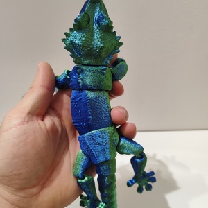 3D Tarajos gekkó - otthon & életmód - dekoráció - dísztárgy - Meska.hu
