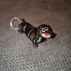 3D Tacskó kulcstartó - táska & tok - kulcstartó & táskadísz - kulcstartó - Meska.hu