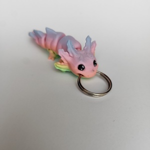 3D Bébi axolotl kulcstartó, Táska & Tok, Kulcstartó & Táskadísz, Kulcstartó, , MESKA