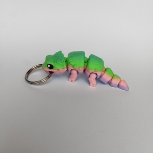 3D Bébi agáma kulcstartó - táska & tok - kulcstartó & táskadísz - kulcstartó - Meska.hu