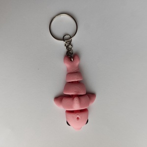 3D bébi delfin kulcstartó - táska & tok - kulcstartó & táskadísz - kulcstartó - Meska.hu