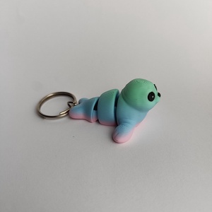 3D bébi fóka kulcstartó - táska & tok - kulcstartó & táskadísz - kulcstartó - Meska.hu
