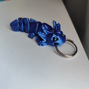 3D Bébi axolotl kulcstartó, Táska & Tok, Kulcstartó & Táskadísz, Kulcstartó, , MESKA