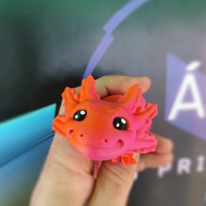 3D Bébi axolotl - játék & sport - plüssállat & játékfigura - más figura - Meska.hu