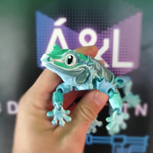 3D Tini tarajos gekkó - otthon & életmód - dekoráció - dísztárgy - Meska.hu
