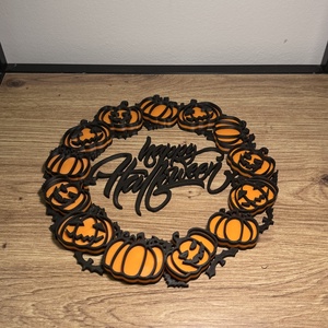 Halloweeni ajtódísz - otthon & életmód - dekoráció - halloween - halloweeni ajtódíszek és ablakdíszek - Meska.hu