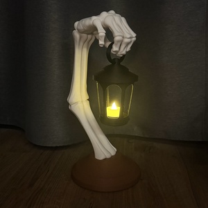 Csontváz kar lámpással - otthon & életmód - dekoráció - halloween - halloweeni lámpás - Meska.hu