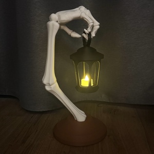 Csontváz kar lámpással - otthon & életmód - dekoráció - halloween - halloweeni lámpás - Meska.hu