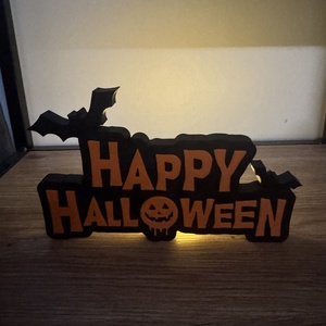 Happy Halloween felirat - otthon & életmód - dekoráció - halloween - halloweeni asztaldísz - Meska.hu Happy Halloween felirat - otthon & életmód - dekoráció - halloween - halloweeni asztaldísz - Meska.hu