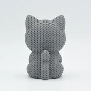 Kötött Hatású 3D Nyomtatott Cica - otthon & életmód - dekoráció - dekoratív figurák és szobrok - Meska.hu