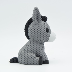 Kötött Hatású 3D Nyomtatott Szamár - otthon & életmód - dekoráció - dekoratív figurák és szobrok - Meska.hu
