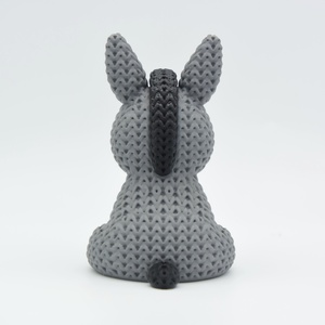 Kötött Hatású 3D Nyomtatott Szamár - otthon & életmód - dekoráció - dekoratív figurák és szobrok - Meska.hu