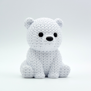 Kötött Hatású 3D Nyomtatott Jegesmedve - Meska.hu