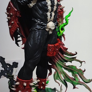 Kézzel festett resin Spawn figura - művészet - más gyűjtemények - Meska.hu