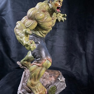 1:6 Hulk kézzel festett 3d nyomtatott resin szobor - otthon & életmód - dekoráció - dísztárgy - Meska.hu