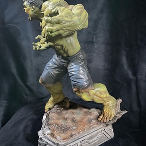 1:6 Hulk kézzel festett 3d nyomtatott resin szobor - otthon & életmód - dekoráció - dísztárgy - Meska.hu