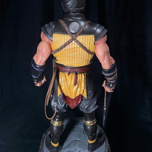 Mortal Kombat Scorpion kézzel festett 3d nyomtatott resin szobor - otthon & életmód - dekoráció - dísztárgy - Meska.hu