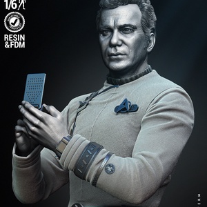 Kirk kapitány 1/6 méretű szobor - Meska.hu