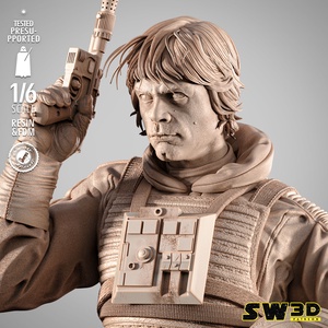 Luke Skywalker pilótaruhában  1/6 méretű szobor - Meska.hu