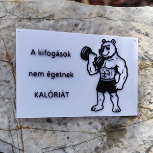 A kifogások nem égetnek kalóriát, Otthon & Életmód, Dekoráció, Kép & Falikép, 3d képek, Mindenmás, MESKA
