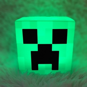 Minecraft Creeper lámpa - Meska.hu