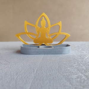 Árnyéklámpás, Mécsestartó: lótusz és buddha - Meska.hu