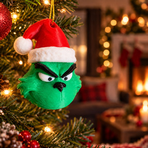 Grinch jellegű kar�csonyfad�szek - Meska.hu