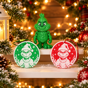 Grinch jellegű kar�csonyfad�szek - Meska.hu