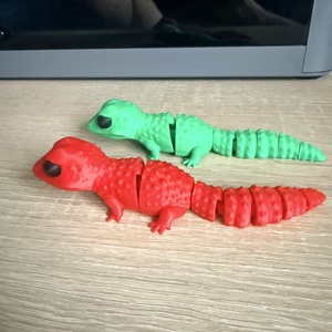 Flexi gekkó  - játék & sport - plüssállat & játékfigura - más figura - Meska.hu