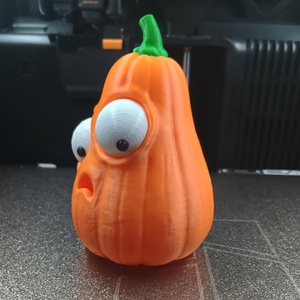 Tök Pityu � 3D nyomtatott vicces tök figura forgatható szemekkel - otthon & életmód - dekoráció - halloween - halloweeni figurák - Meska.hu