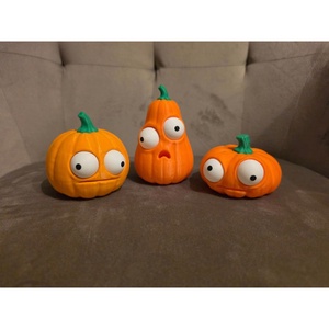 Tök Olga � 3D nyomtatott vicces tök figura forgatható szemekkel - otthon & életmód - dekoráció - halloween - halloweeni figurák - Meska.hu