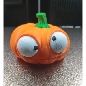 Tök Olga � 3D nyomtatott vicces tök figura forgatható szemekkel, Otthon & Életmód, Dekoráció, Halloween, Halloweeni figurák, Mindenmás, MESKA