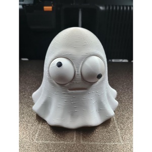 Szellem Hu � vicces szellem figura mozgatható szemekkel, 3D nyomtatott Halloween dekoráció - Meska.hu