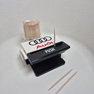 Fogpiszkáló adagoló � Audi stílusban, Otthon & Életmód, Konyhafelszerelés, tálalás, Konyhai tárolás, Fűszertartó, Mindenmás, MESKA