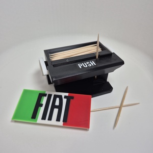 Fogpiszkáló adagoló � Fiat stílusban - otthon & életmód - konyhafelszerelés, tálalás - konyhai tárolás - fűszertartó - Meska.hu