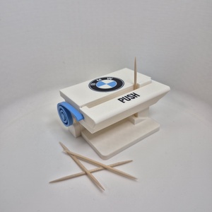 Fogpiszkáló adagoló � BMW stílusban - otthon & életmód - konyhafelszerelés, tálalás - konyhai tárolás - fűszertartó - Meska.hu