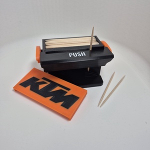 Fogpiszkáló adagoló � KTM stílusban - otthon & életmód - konyhafelszerelés, tálalás - konyhai tárolás - fűszertartó - Meska.hu