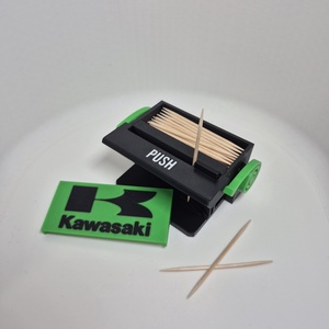 Fogpiszkáló adagoló � Kawasaki stílusban - otthon & életmód - konyhafelszerelés, tálalás - konyhai tárolás - fűszertartó - Meska.hu