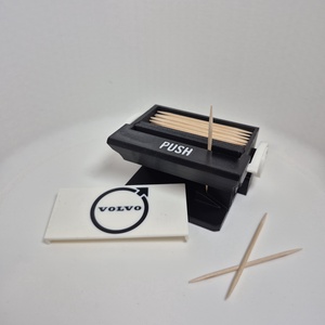 Fogpiszkáló adagoló � Volvo stílusban - otthon & életmód - konyhafelszerelés, tálalás - konyhai tárolás - fűszertartó - Meska.hu