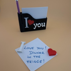 I  YOU � Interaktív mágneses üzenőfal Valentin-napra - Classic - otthon & életmód - konyhafelszerelés, tálalás - konyhai dekoráció - hűtőmágnes - Meska.hu