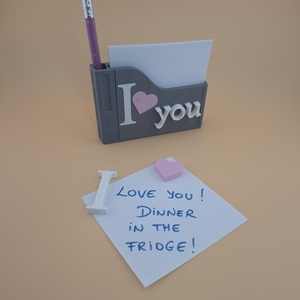 I  YOU � Interaktív mágneses üzenőfal Valentin-napra - Scandinavian - otthon & életmód - konyhafelszerelés, tálalás - konyhai dekoráció - hűtőmágnes - Meska.hu