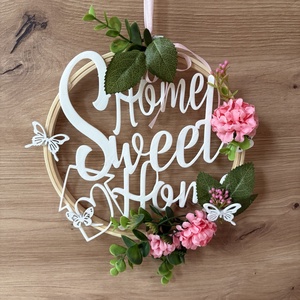 Édes otthon ajtódísz, Otthon & Életmód, Dekoráció, Ajtó- és ablak dekoráció, Ajtódísz & Kopogtató, , MESKA